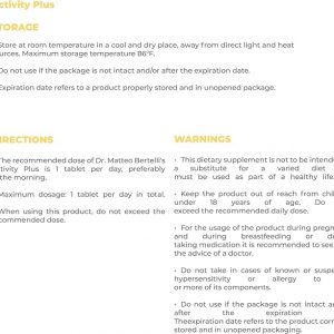 Dr. Matteo Bertelli's™ Activity Plus