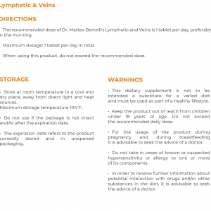 Dr. Matteo Bertelli's™ Lymphatic & Veins